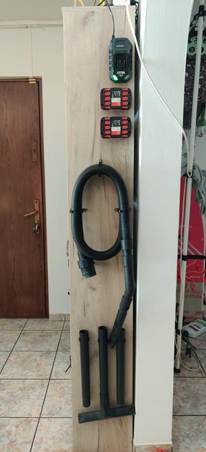 Parkside vacuum cleaner flexible hose and rigid pipe holder
