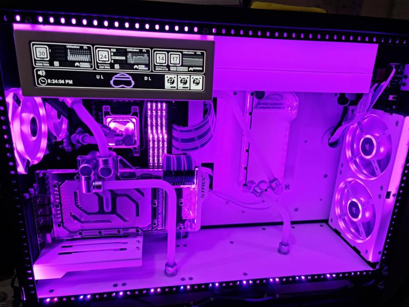 PC  Motherboard DDR Ram Cooling fan bracket ATX 