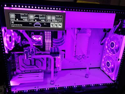 PC  Motherboard DDR Ram Cooling fan bracket ATX 