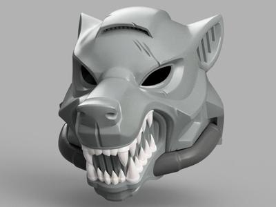  Space Wolves Marine Helmet Cosplay 1:1 Replica Cosplay
