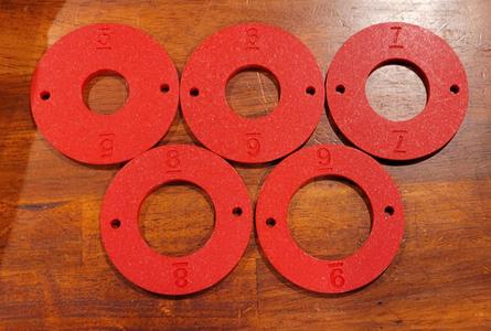 JessEm Compatible Ring Inserts for Router Lifts