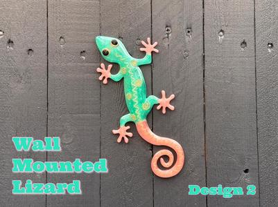 Wall Mounted Lizard, Design 2