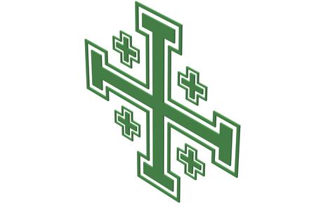 Jerusalem Cross (framed)