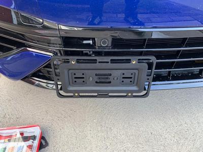 MK.8 Golf R - Front Grille License Plate Mount