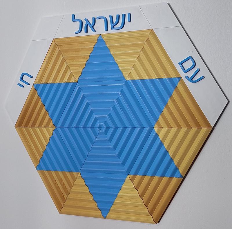 Star of David from hexagons