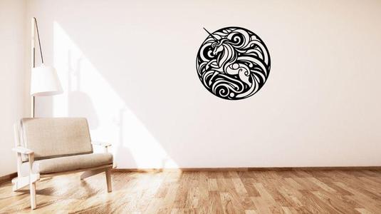 Art Nouveau unicorn wall or table decoration