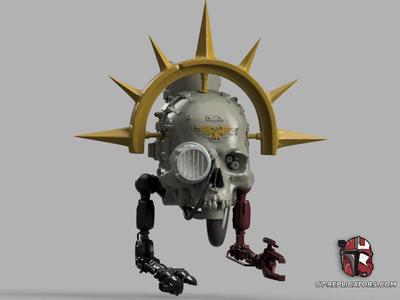  Servo Skull SpaceMarine 2 1:1 Scale Replica WH40K
