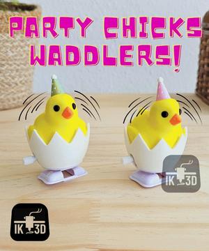 Waddlers Party Chicks / No Supports / 3MF Included