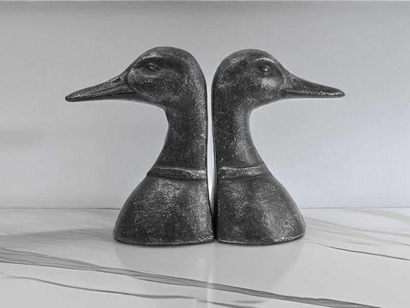 Duck Head Book Ends