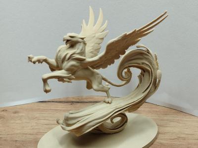 Gryphon statue
