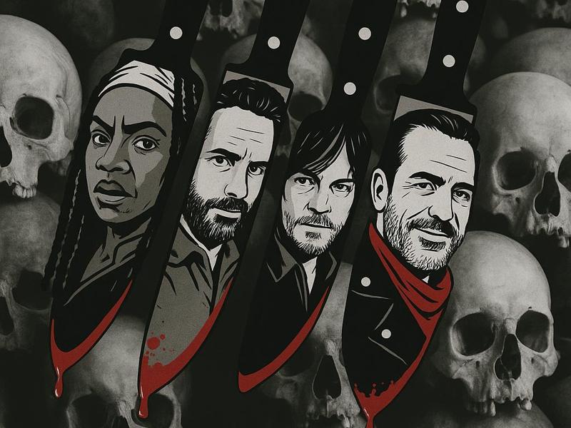 The Walking Dead Knife Set