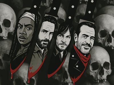 The Walking Dead Knife Set