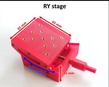 Printed goniometric stage