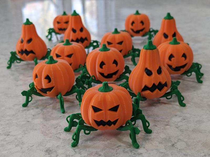 Face Inserts for Tiny Crawling Pumpkins