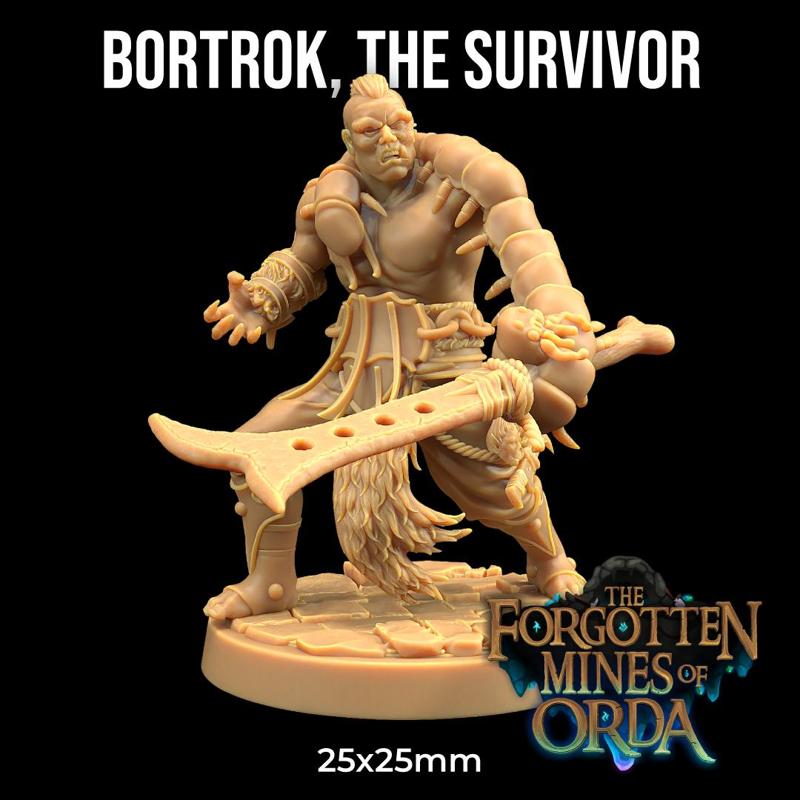 Bortrok, The Survivor | PRESUPPORTED | Forgotten Mines of Orda
