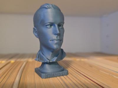 Busto Fast And Furious Paul Walker Statua Minimal 