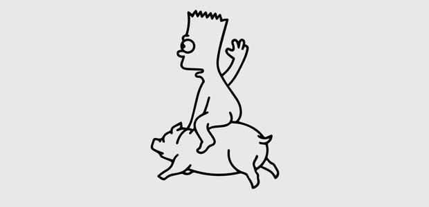 Bart Simpson Wall Art