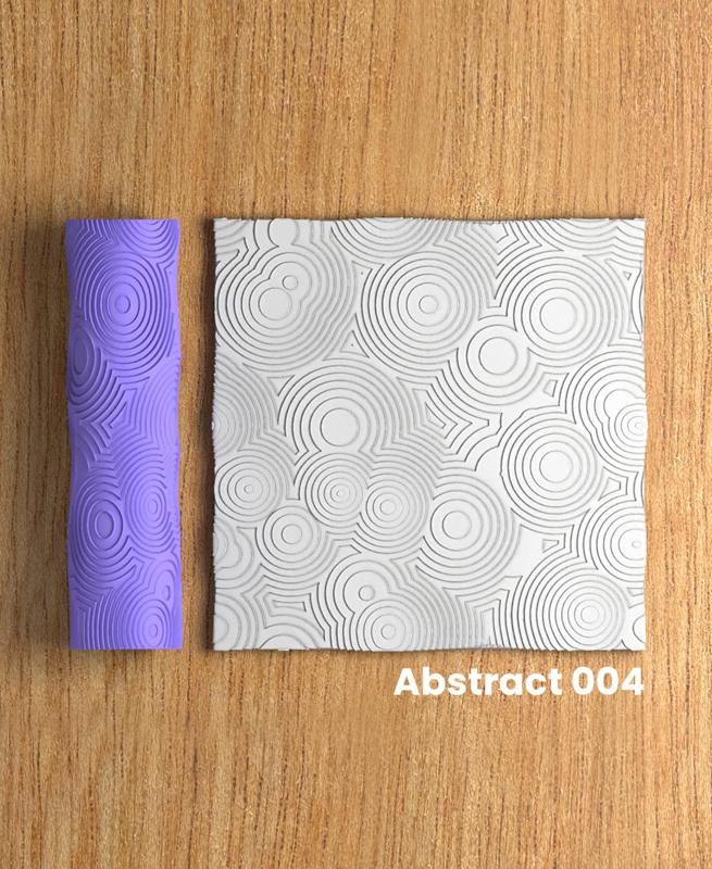 Collection Fuchsia | Abstract 004 | Polymer Clay Seamless Texture Roller