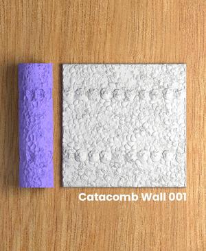 Collection Lemon | Catacomb Wall 001 | Polymer Clay Seamless Texture Roller