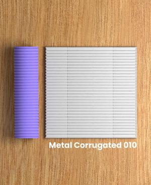 Collection Soda | Metal Corrugated 010 | Polymer Clay Seamless Texture Roller