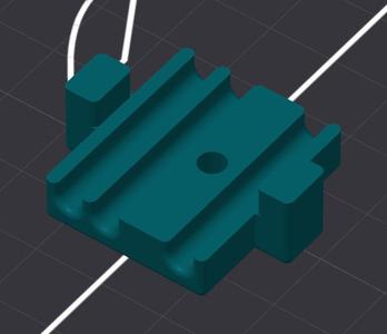 RatRig V-Core Z Stepper Wire Guide with 3030 stoppers