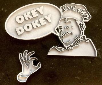 Okey Dokey Animated Wargames Sign 