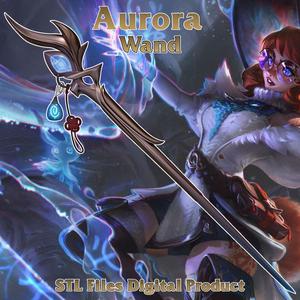 Aurora Wand League of Legends Cosplay Prop 