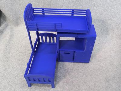 Mini Barbie bunk bed