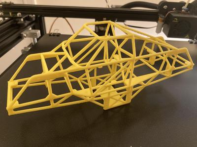 1/24 Scale Micro R/C Monster Truck Tube Chassis