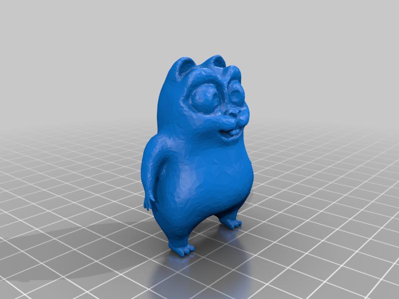 Lemming (from Grizzy and the Lemmings) simplified