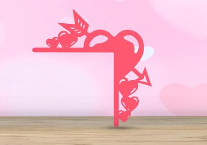 Valentine's Day - Door Corner - Hearts