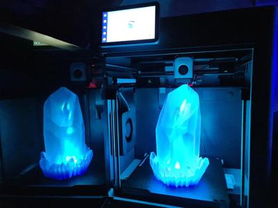 Kristalllampe / Crystal lamp