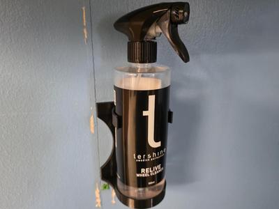 Bottle holder for car detailing - Wall mounted