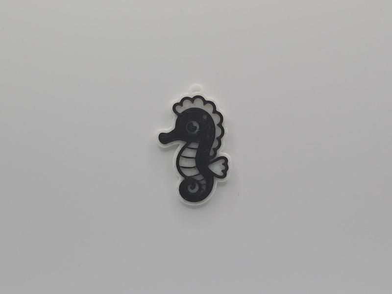 Cute Seahorse Keychain