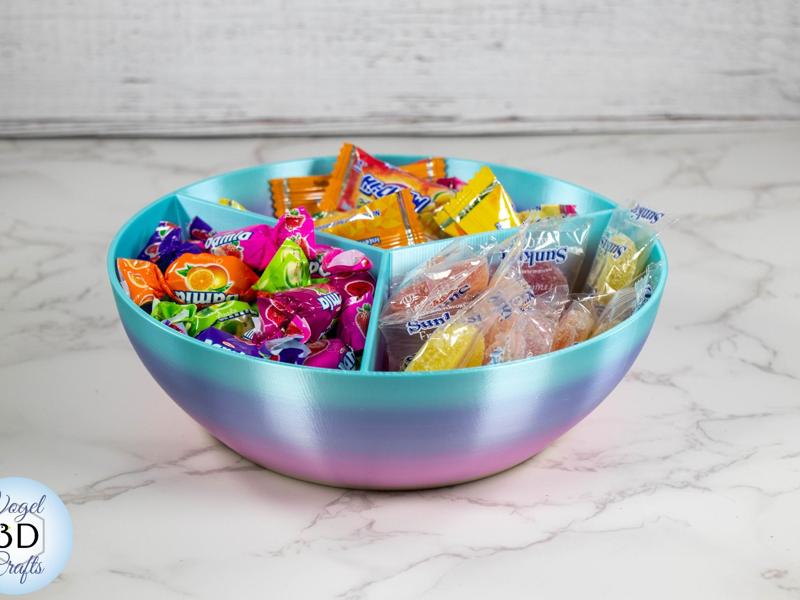 Simple 3 Section Candy Bowl