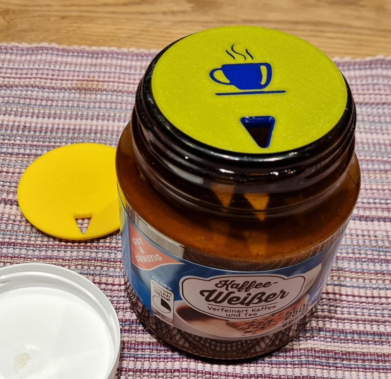 Coffee Powder Portioner Lid