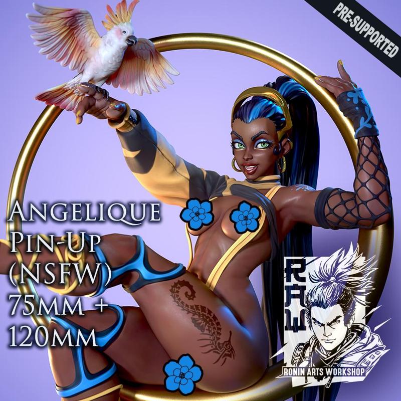 Angelique (NSFW) Pin Up - 75 and 120mm