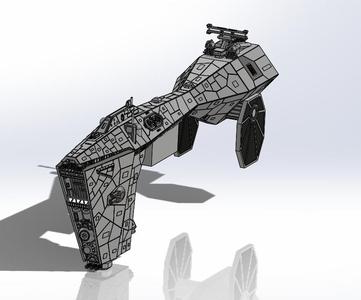 Fixed Imperial Nebulon B Cruiser