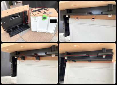 T-Loc Systainer clamp system for Shaper Origin Workstation