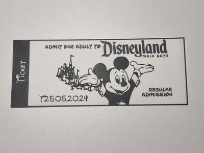 Disneyland Ticket