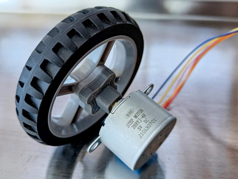 Connection hub for 28byj-48 stepper