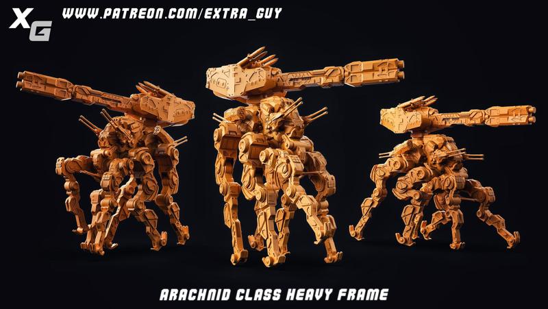 Arachnid_HeavyFrame_100mm