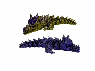 Baby Horn Dragon - print in place dragon!