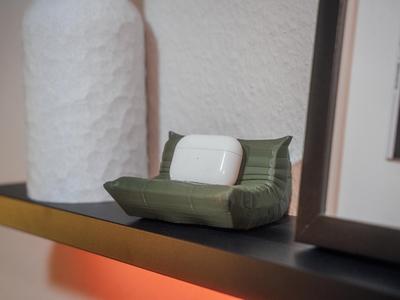 Air Pod / Pro iconic designer "Togo" sofa 