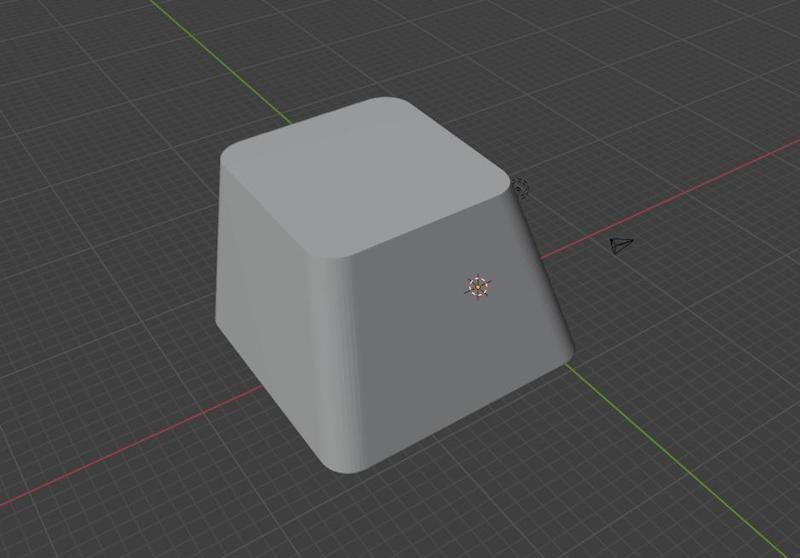 Blank keycap