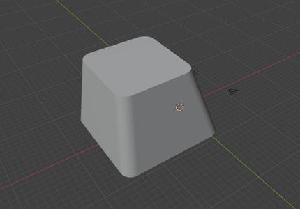 Blank keycap