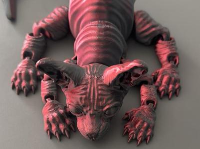 sphynx cat movable