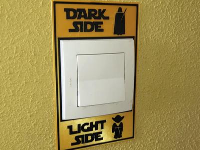 Star Wars Light Switch Plate