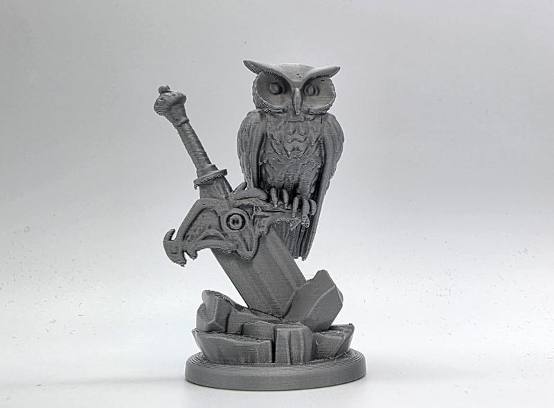 Owl on the Sword Miniature 2