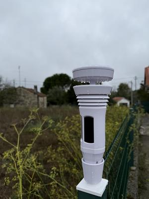 Fence post adapter for Tempest Weather